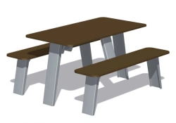 Table with benches Romana 302.34.00