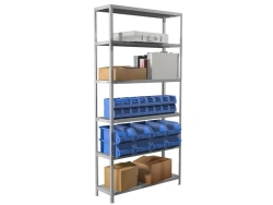 Metal shelving unit MS Standart 220/100x30/6