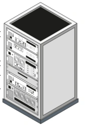 Monitoring system for extended objects
