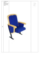 Armchair, brand "Diplomat-Lux", size: 600*680*1000 mm (W*H*H), seat cushion thickness: 140 mm.