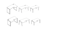 Table top ergonomic Classic. Furniture set of "A4" series