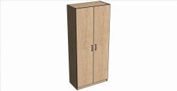 ?03 Clothes and linen cupboard "Rona/Ilga", 900x2050x450
