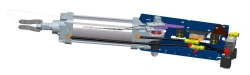 Vehicle door pneumatic actuator 40M1R63/116T1B003