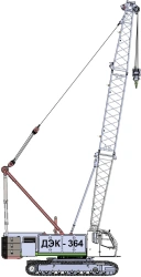 Crawler crane DEK-364 (using cab 131.17.00.000 and engines produced in member countries of the Eurasian Economic Community) 5024