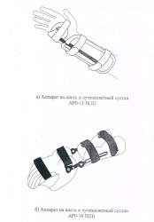 Hand and wrist AR0-15 apparatus