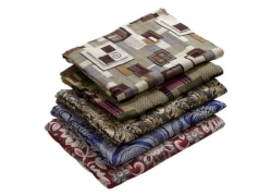 Decorative textile coverlets made of polyester-cotton fabrics of "Fartex M" mark