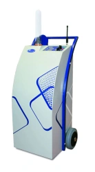 Installation of pulse xenon UV-bactericidal unit for emergency disinfection of air of premises of 1 and 2 categories in the abse