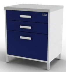Module with door, 2 drawers at the top, 102-001-2, 600x600x850