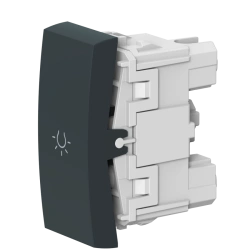 CADUCEUS ALING MODE Flush-mounted push-button light switch, 10AX, 250V~, 1M, anthracite, art. 659.?
