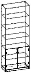 Office cupboard TV-ASHO-2.20.01-01