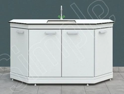 End wash table