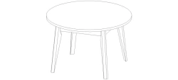 Salvador furniture set for common room Coffee table art.C1.D70D S01