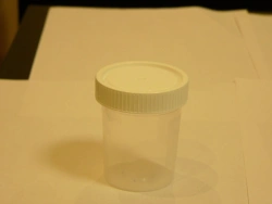 Polymer container for bio-samples, disposable, sterile-KOP 100ml/B
