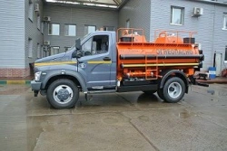 Fuel tanker 46830F-9 ATZ 4,9 on chassis GAZ S41R13