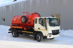 Vacuum truck KO-520K12, type KO-520K12-SV12S2, modification KO-520K12, base chassis: KAMAZ KOMPAS SV12S2, SV12WA
