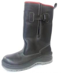 Special leather boots for protection against thermal risks of electric arc, model EZ-20Mpsht