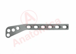 Support plate for tibial lateral condyle with limited contact