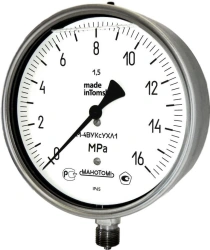 Vibration-resistant display gauges M-4VUKS