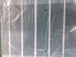 Polyethylene film bags with holes