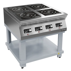 Induction hob PI49PS-5,0 (on a stand, all glass-ceramic, without duct)
