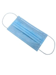 Medical three-layer disposable mask made of nonwoven materials according to TU 32.50.50-003-0179189239-2021 "LEVANTA".