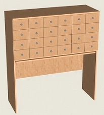 File cabinet with 24 drawers Art: AtShK