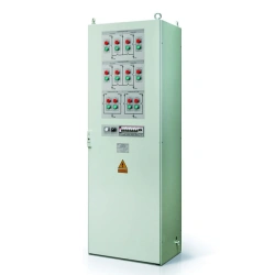 Cabinet for remote control of SHDU-600 disconnectors for high-speed tram lines.