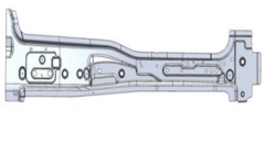 Rear right-hand side panel frame bracket A9606362610