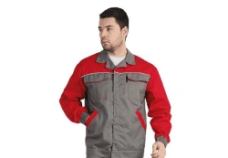 Working suit grey-red-black