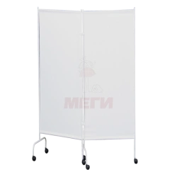 SHM-"MSC"(MSC-2302) Medical screen on wheels, two-sectional.