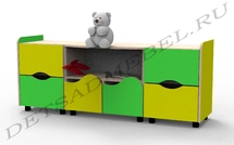 8.14 Set of cabinets for wildlife corner "Carasiki" (3 items)