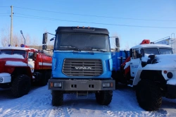 Special metal carrier truck on chassis URAL 4320-18. Make GIRD. Type 5849N2. Modification 5849N2-0000101.Execution of the loader