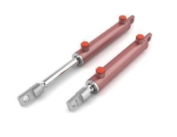 Single-acting piston hydraulic cylinders: D of pistons from 25 to 400 mm, D of rod from 8 to 300 mm, working pressure from 16 to
