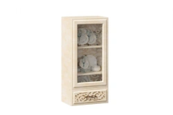 Alexandria LD.249290.000 Front door high glass 450 (Lento leather)