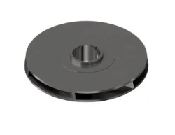 Working wheel, floating, MT5A-80/100DP, shaft 17 mm, short hub, Niresist / IMPELLER: FL, MT5A-80DP/100DP, 17 MM, SHORT HU