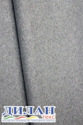 Mixed melange knitted fabric (47.5% cotton, 47.5% polyester, 5% polyurethane): ribana