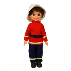 Plastic doll Fireman 30 cm, B3880