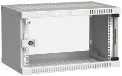 LWE3-06U53-GF ITK LINEA WE 6U 550x350mm glass door grey