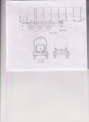 Semi-trailer-tanker PPCTU, type PPCTT3, modification 96831-0000010-02. Axial aggregate AGOS-3-GT7-00.00.000-01 or axial aggregat
