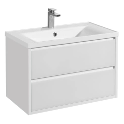 Vanity unit under sink Aquaton Rimini 80 white gloss 1A226701RN010 NEW1.A226.7.01R.N01.0