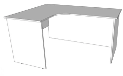 Corner ergonomic table (left, right)