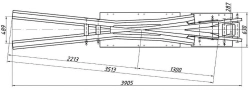 Cross-arm of P65 type of grade 2/9 project SP 568/05