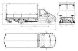 Cars of modifications 3008GM-1, 3008GM-2 on the basis of GAZ chassis of modifications A21R22, A21R32, A22R22, A22R32, A23R22.