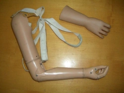 Active (traction) shoulder prosthesis
