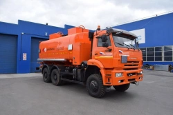 Fuel tanker (ATZ), UZST brand, type 6619-66 on chassis KAMAZ 6522-53