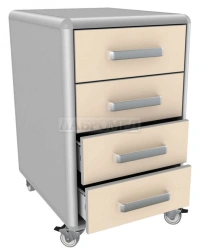 Storage cabinet for laboratory instruments and consumables TP 1-4 from the set of furniture for clinical diagnostic laboratories