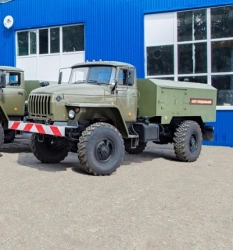 Unified gas-charging station UGZS.M-A-001, on the chassis Ural 43206.