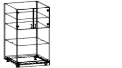 Cabinet for built-in appliances TV-BSHVT-5.5.01-01