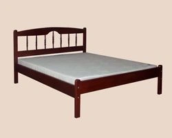 Double bed made of pine Art. KR. 07.