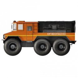 Snowmobile "Burlak" cargo-passenger with refuelling module. Model 02.005